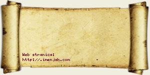 Ana Blaževac vizit kartica